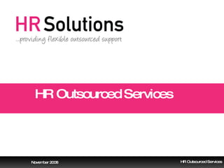 HR Outsourced Services 