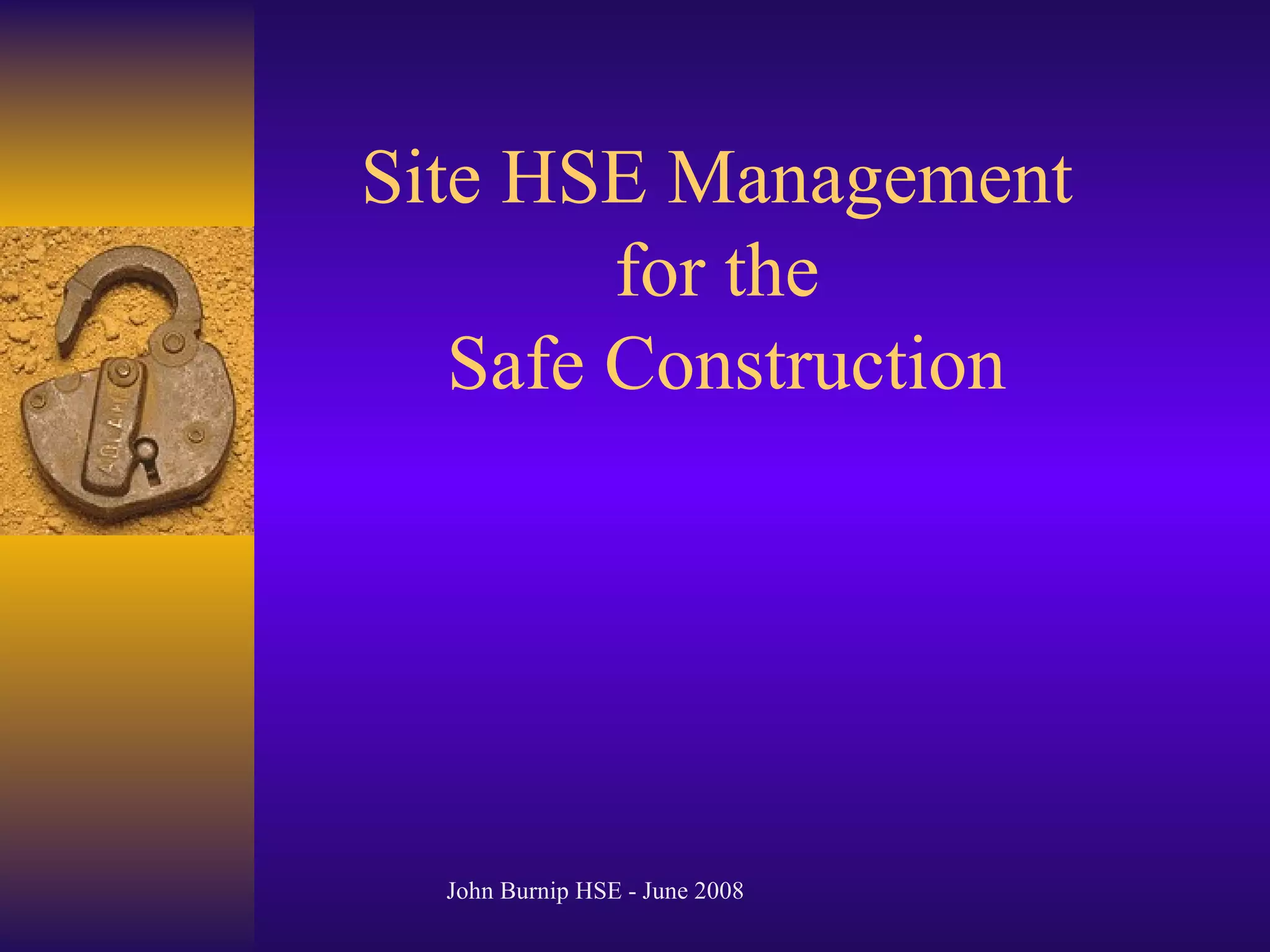 Hse Implementation By John Burnip | PPT