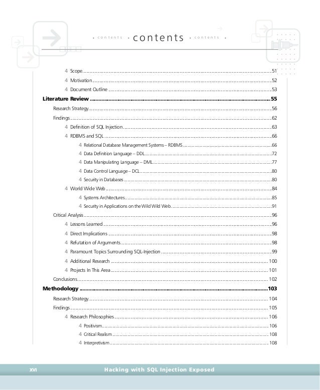 Sql injection thesis 07 picture