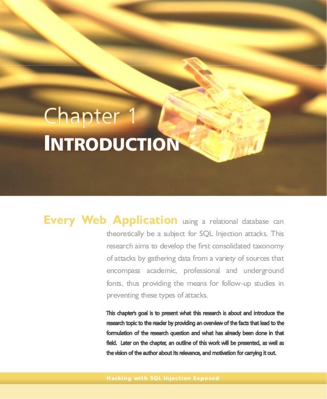 Exposé introduction picture