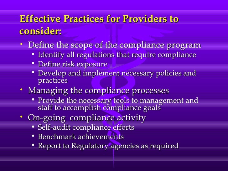 Health Care Regulatory Compliance