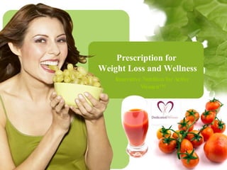 Prescription for  Weight Loss and Wellness ,[object Object]