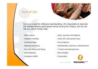 Hercules Presentation 2009