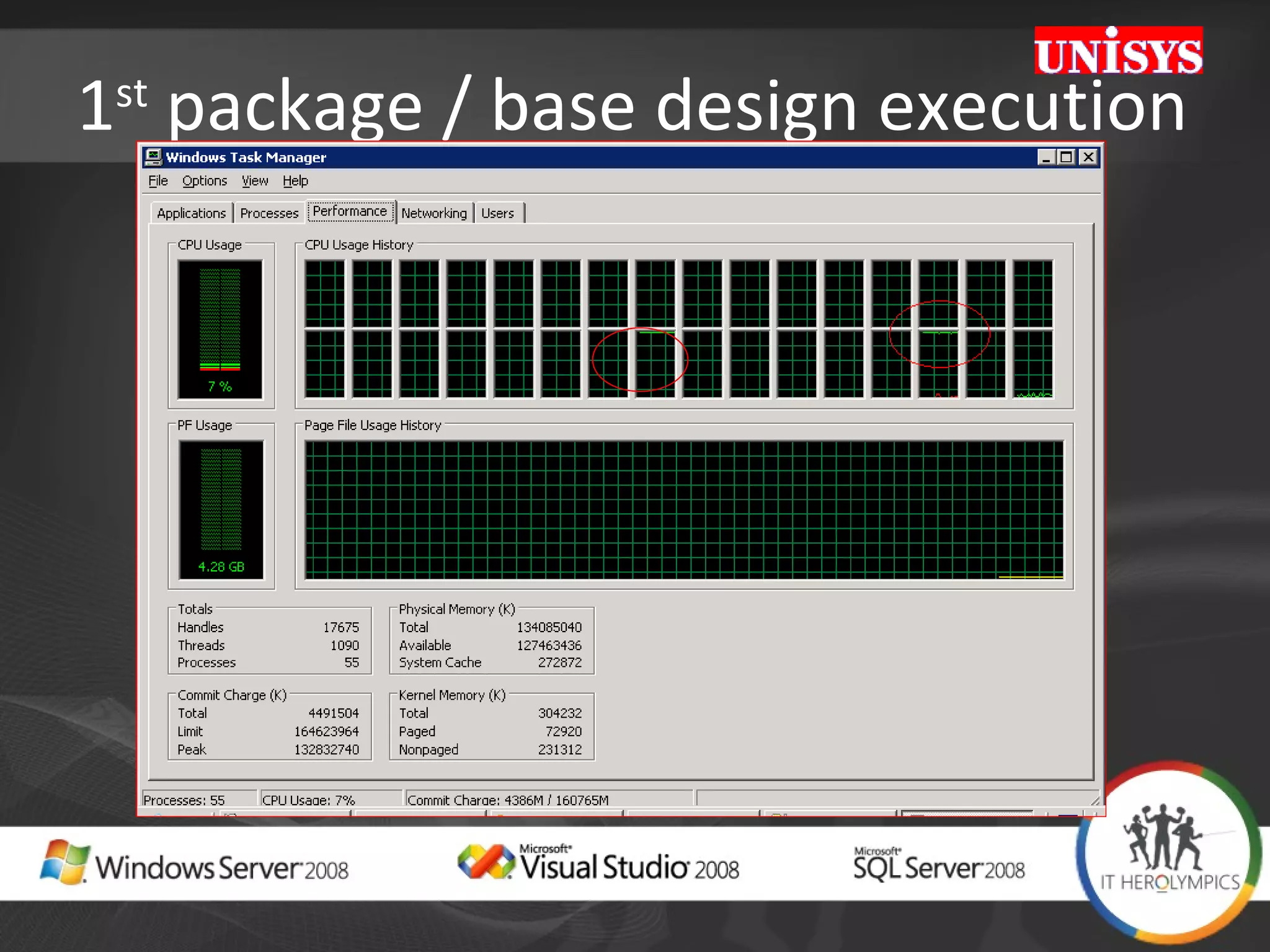 1 st  package / base design execution 
