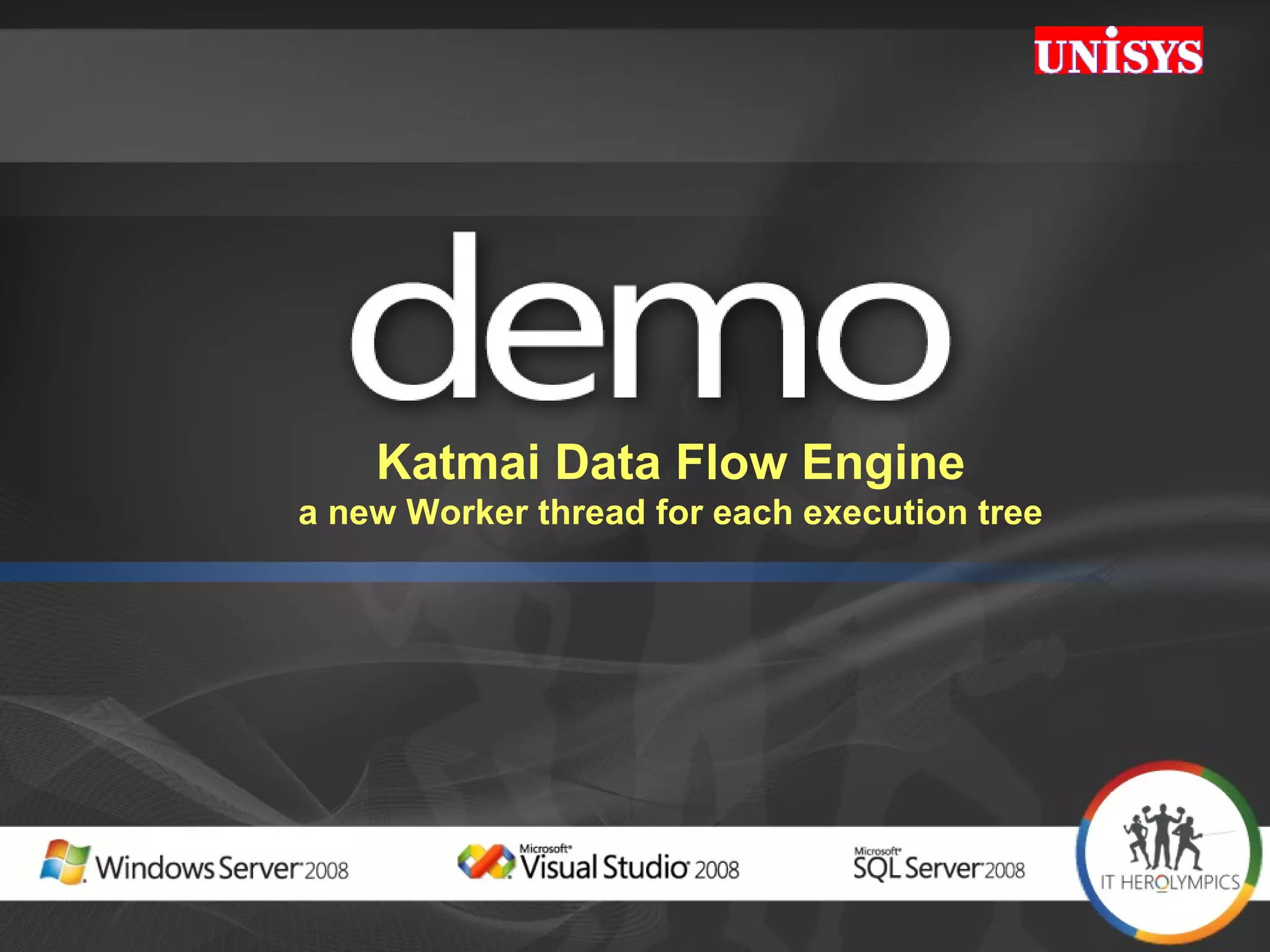 Katmai Data Flow Engine a new Worker thread for each execution tree 