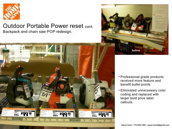 The Home Depot Visual Merchandising, Signage, POP and Fixture Design