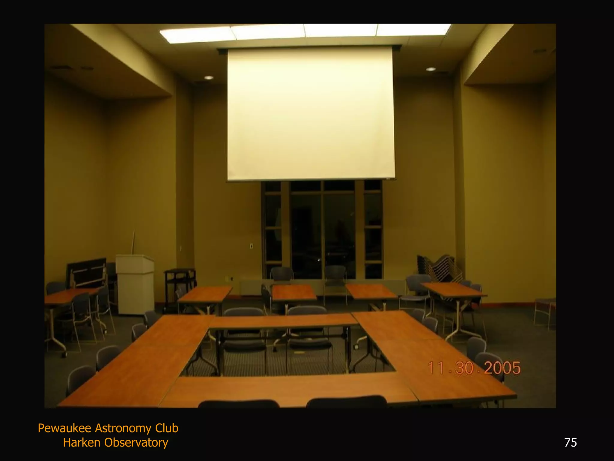 Pewaukee Astronomy Club  Harken Observatory 