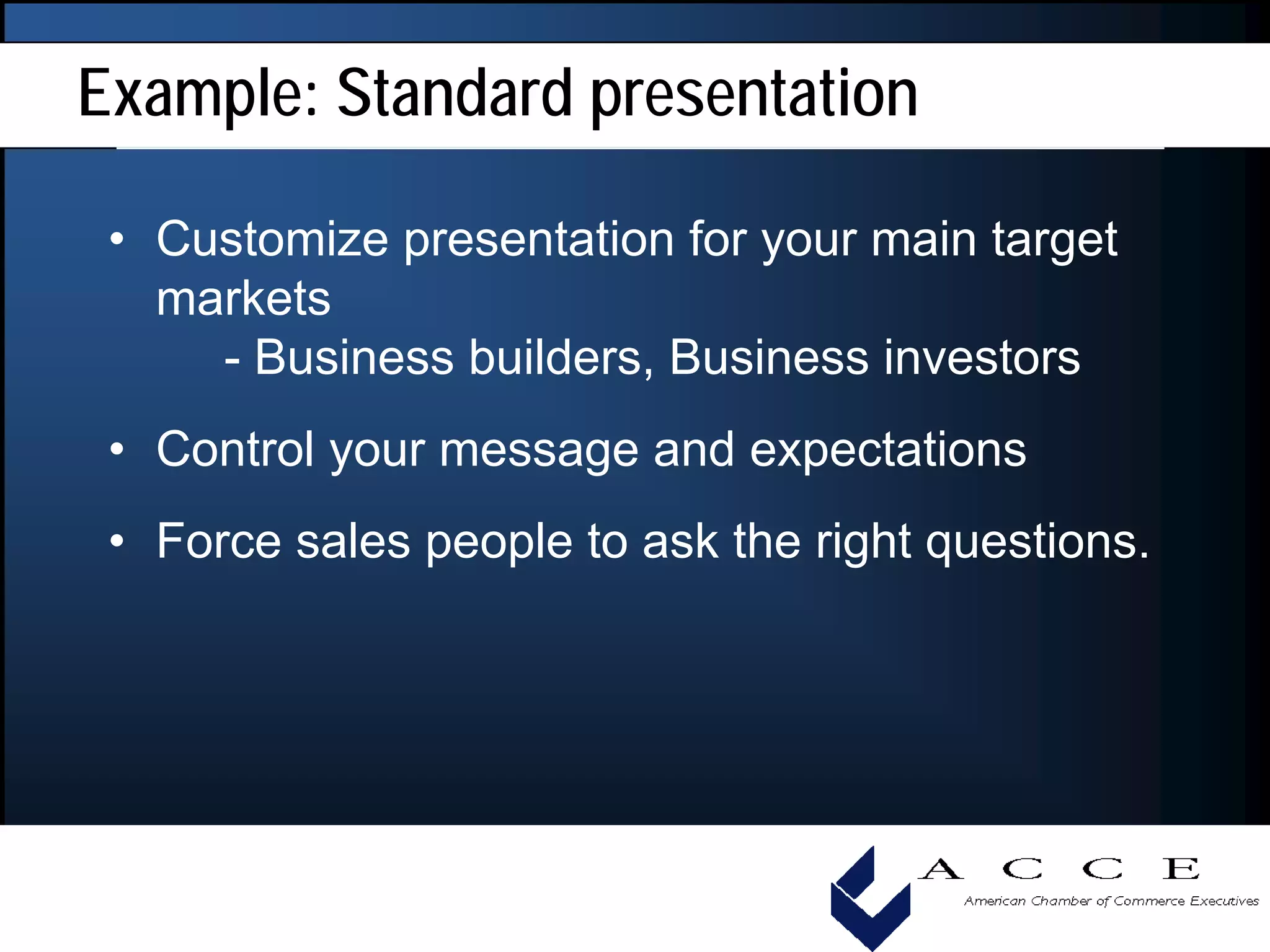 How To Measure Individual Performance To Ensure Success, Acce 2008 Convention