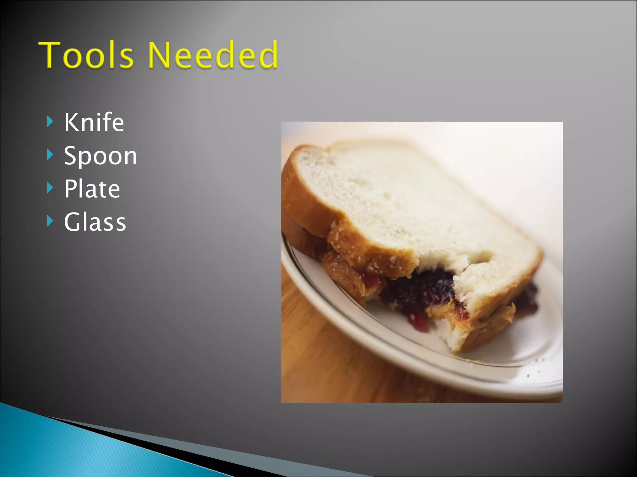 Knife  Spoon Plate Glass 