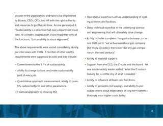 Chief Sustainability Officer Role in Corporations