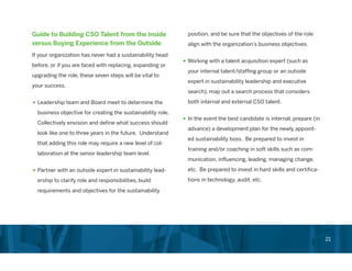 Chief Sustainability Officer Role in Corporations