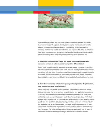 Ibm Perspective On Cloud Computing