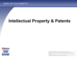 Intellectual Property & Patents  