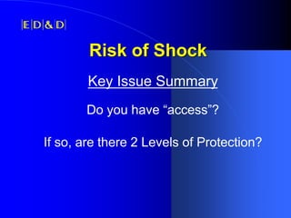 IEEE-PSES Presentation: Shock Hazards & Accessibility