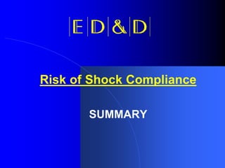 IEEE-PSES Presentation: Shock Hazards & Accessibility
