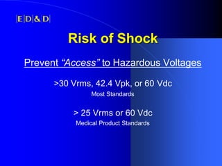 IEEE-PSES Presentation: Shock Hazards & Accessibility