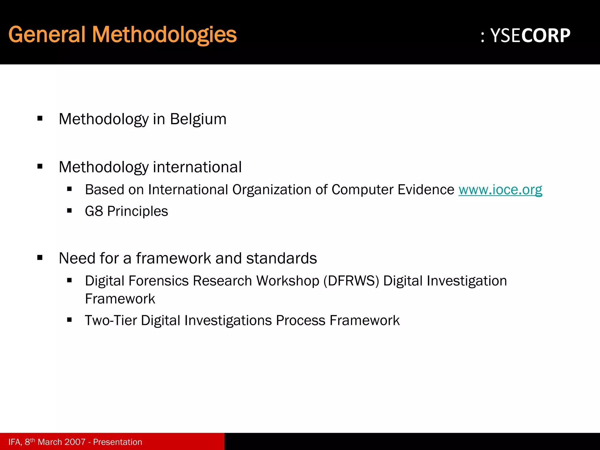 Digital Evidence in Computer Forensic Investigations