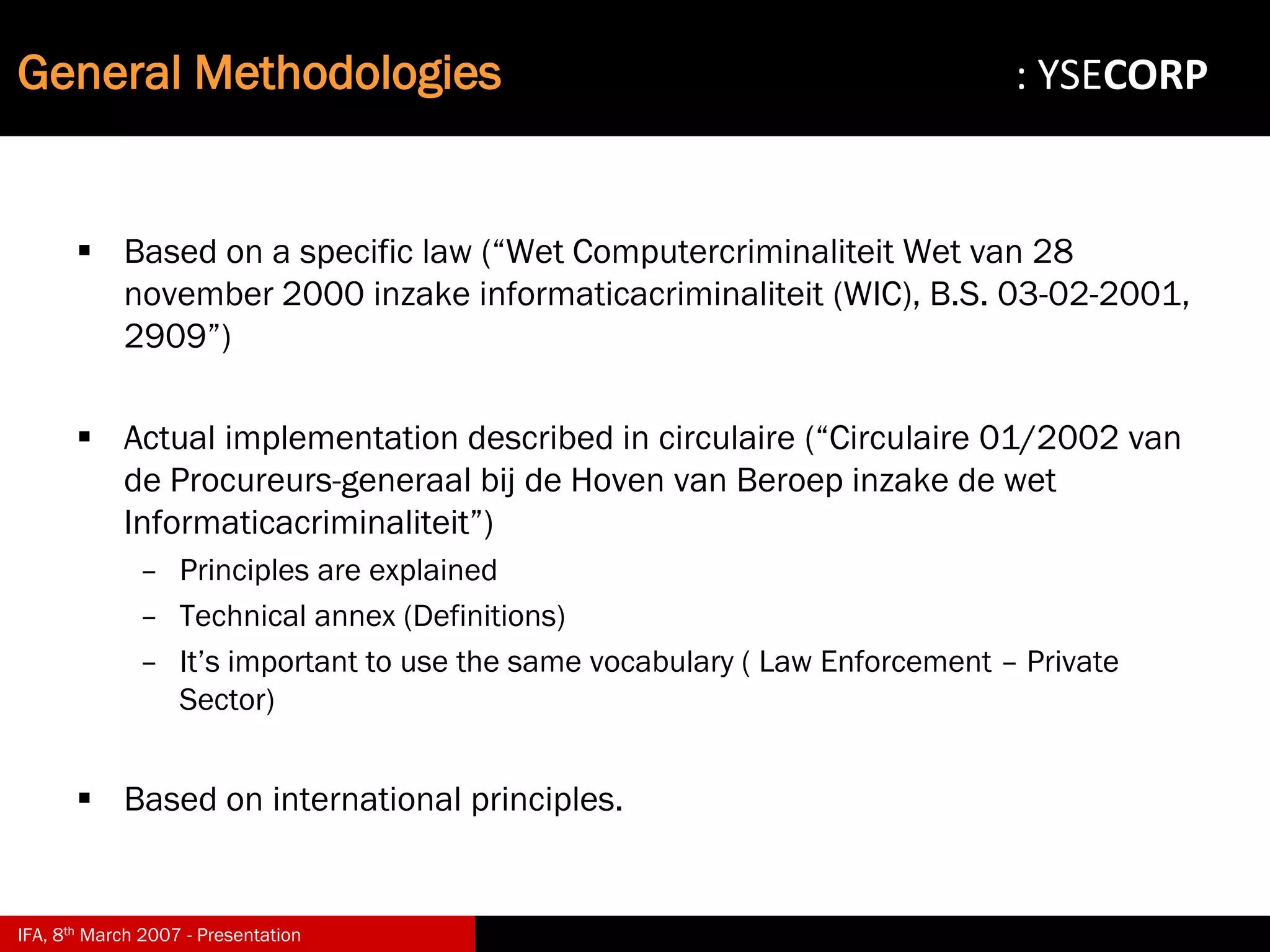 Digital Evidence in Computer Forensic Investigations