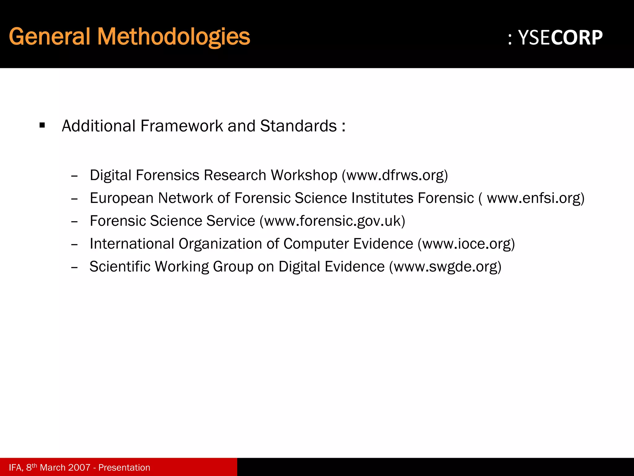 Digital Evidence in Computer Forensic Investigations