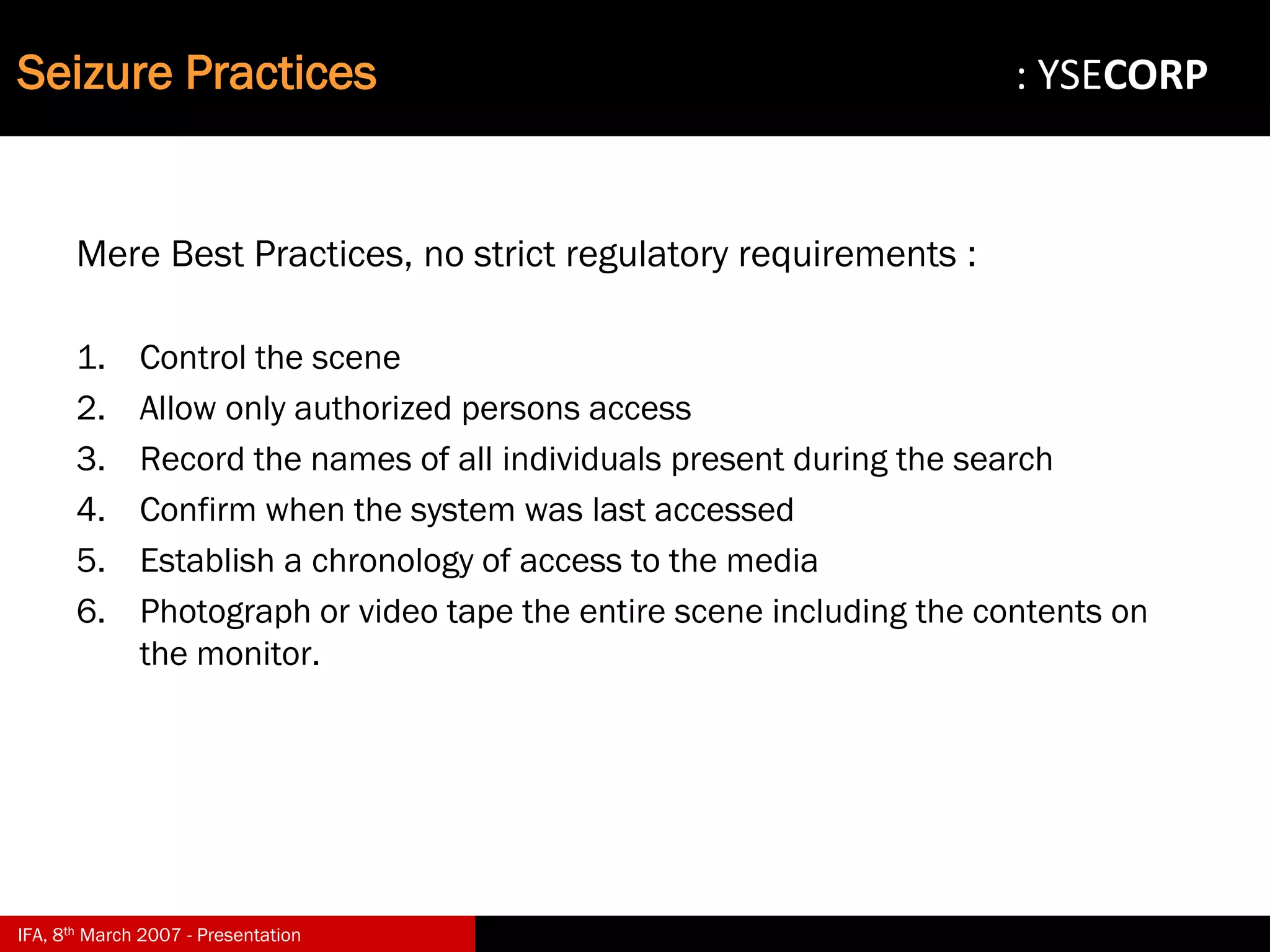 Digital Evidence in Computer Forensic Investigations