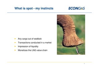 The LNG spot market - any impact on longterm prices?
