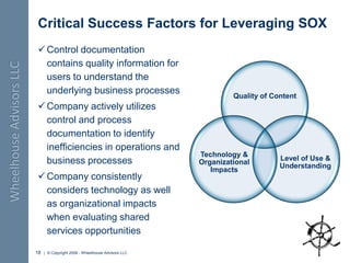 Shared Services for Finance & Accounting -  Wheelhouse Advisors 7.15.08