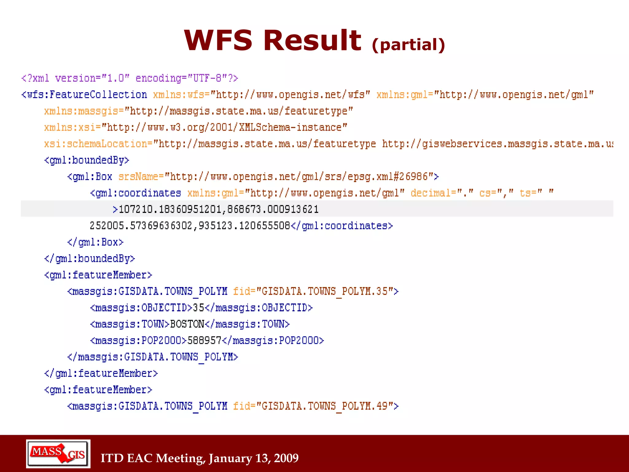 WFS Result  (partial) 