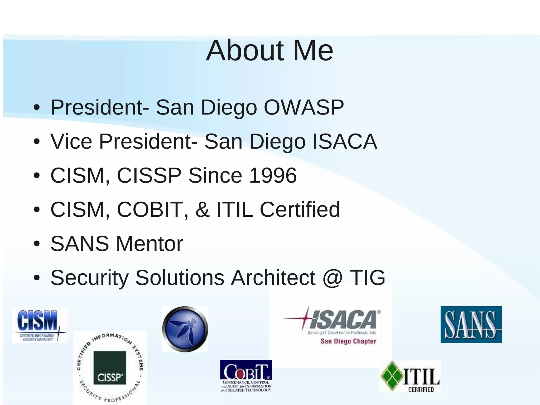 IT Optimization & Risk Management