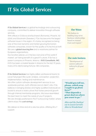 IT Six Business Models  