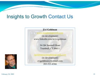 Insights To Growth Presentation