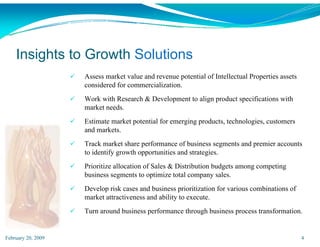 Insights To Growth Presentation