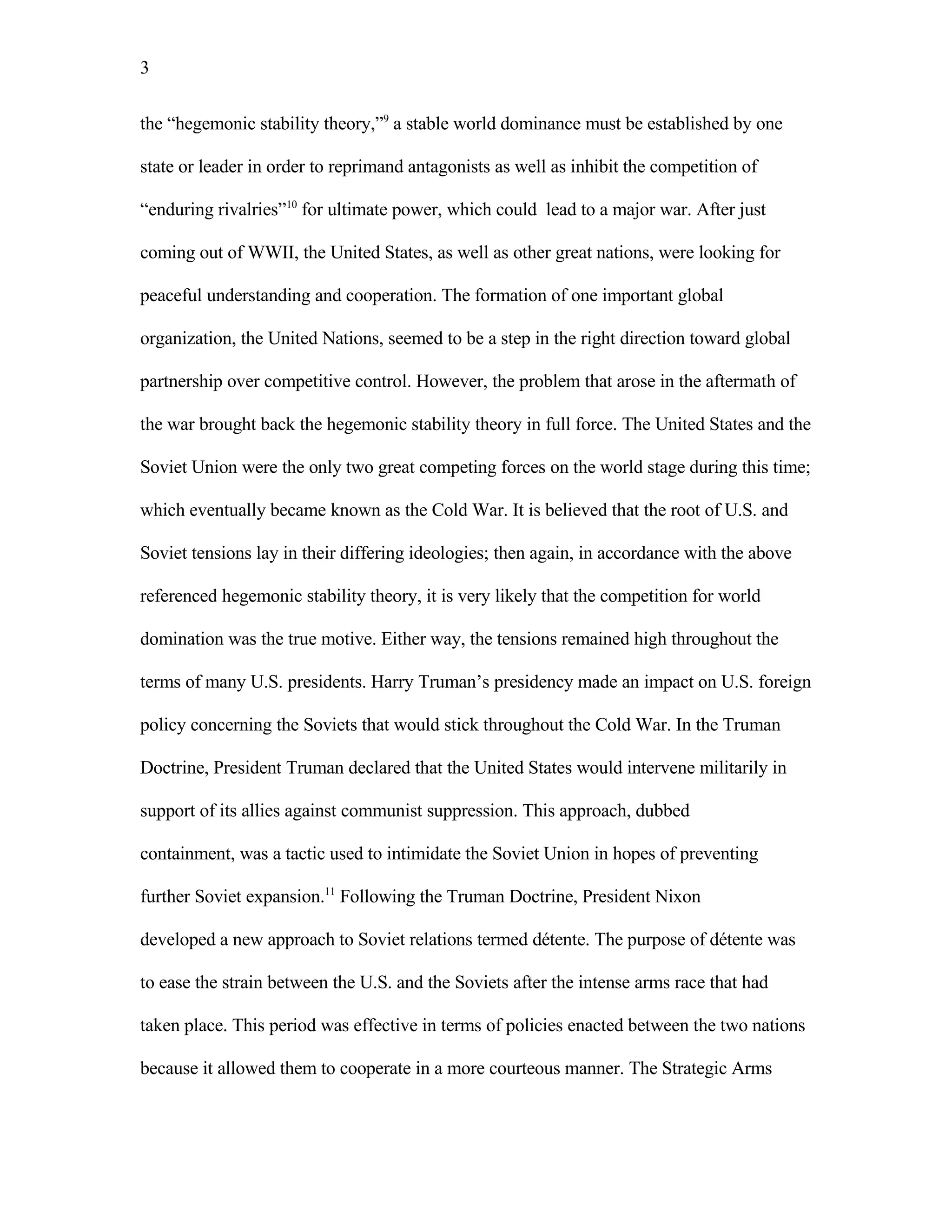 Internation Rel Midterm Paper