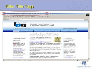 Killer Title Tags 