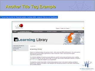 Another Title Tag Example 
