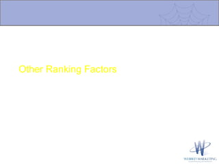 Other Ranking Factors 