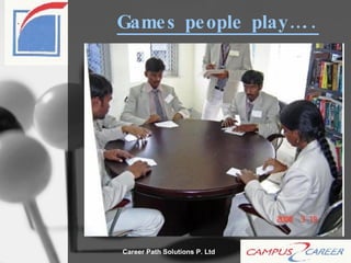 Games people play….. 