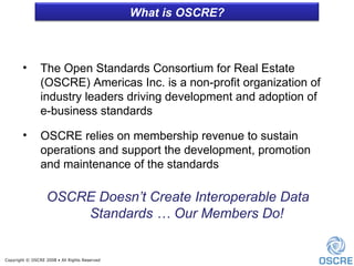 Introduction To OSCRE | PPT