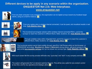 Introducing Enquestor Project V2.0© Web Interphase