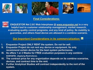 Introducing Enquestor Project V2.0© Web Interphase