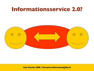 Informationsservice 2.0? 