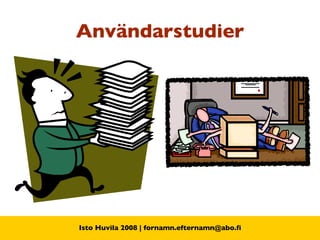 Användarstudier 