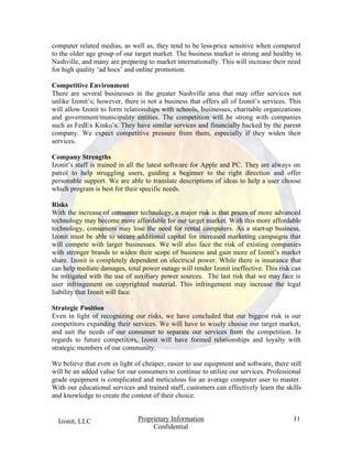 Izonit Business Plan