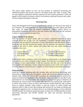 Izonit Business Plan