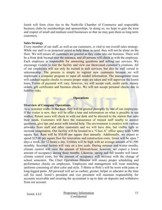 Izonit Business Plan