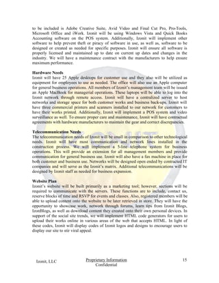 Izonit Business Plan