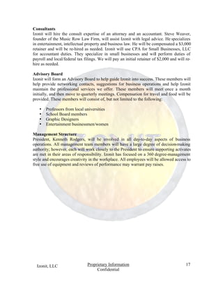 Izonit Business Plan