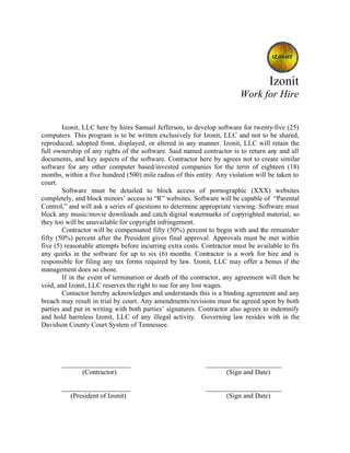 Izonit Business Plan
