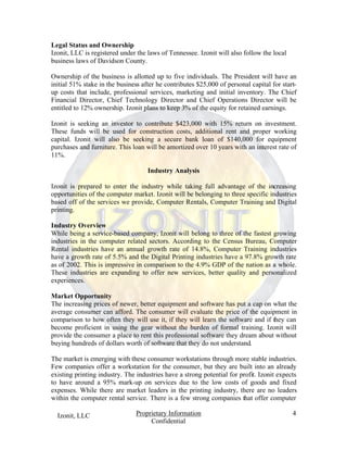 Izonit Business Plan