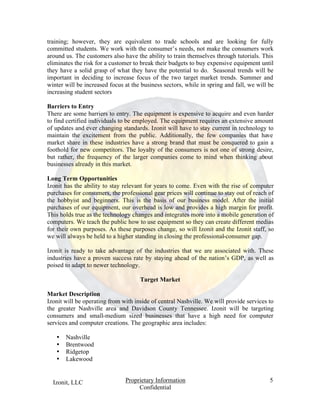 Izonit Business Plan