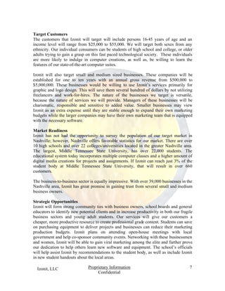 Izonit Business Plan